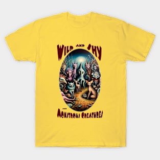 Wild and Shy and Monstrous Creatures T-Shirt